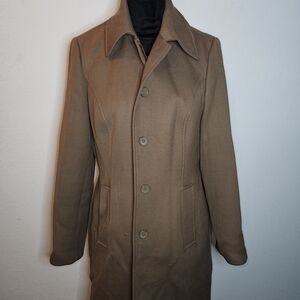 INC Women's Brown Trench Coat
